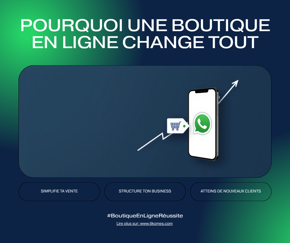 Pourquoi avoir une boutique en ligne change tout