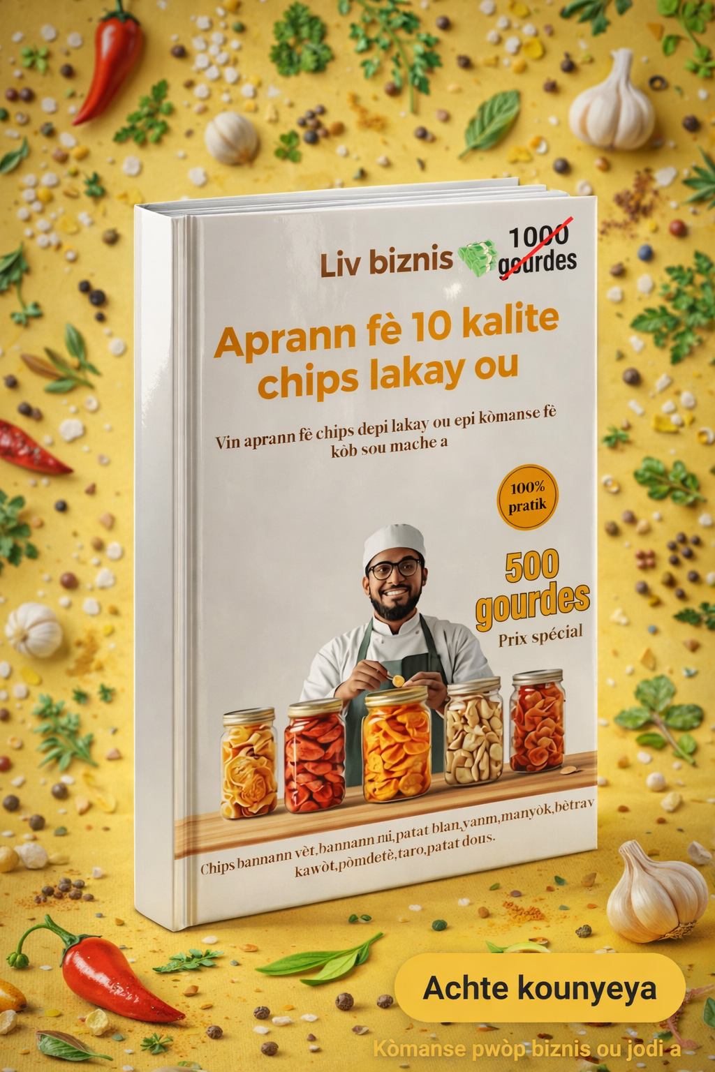 Aprann fè 10 kalite chips sèk